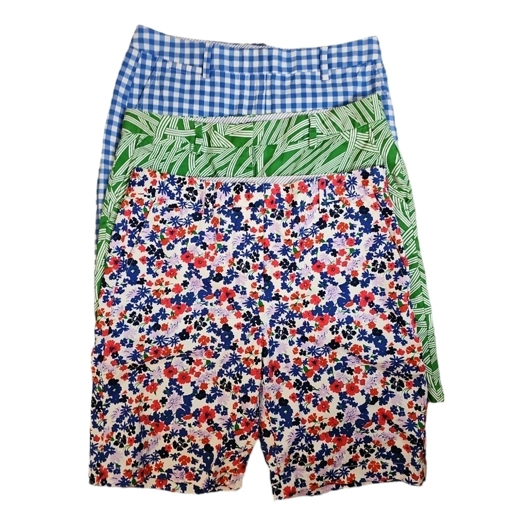 Lands End midrise shorts sz 12 bundle 10 inch inseam 3 pairs WS119